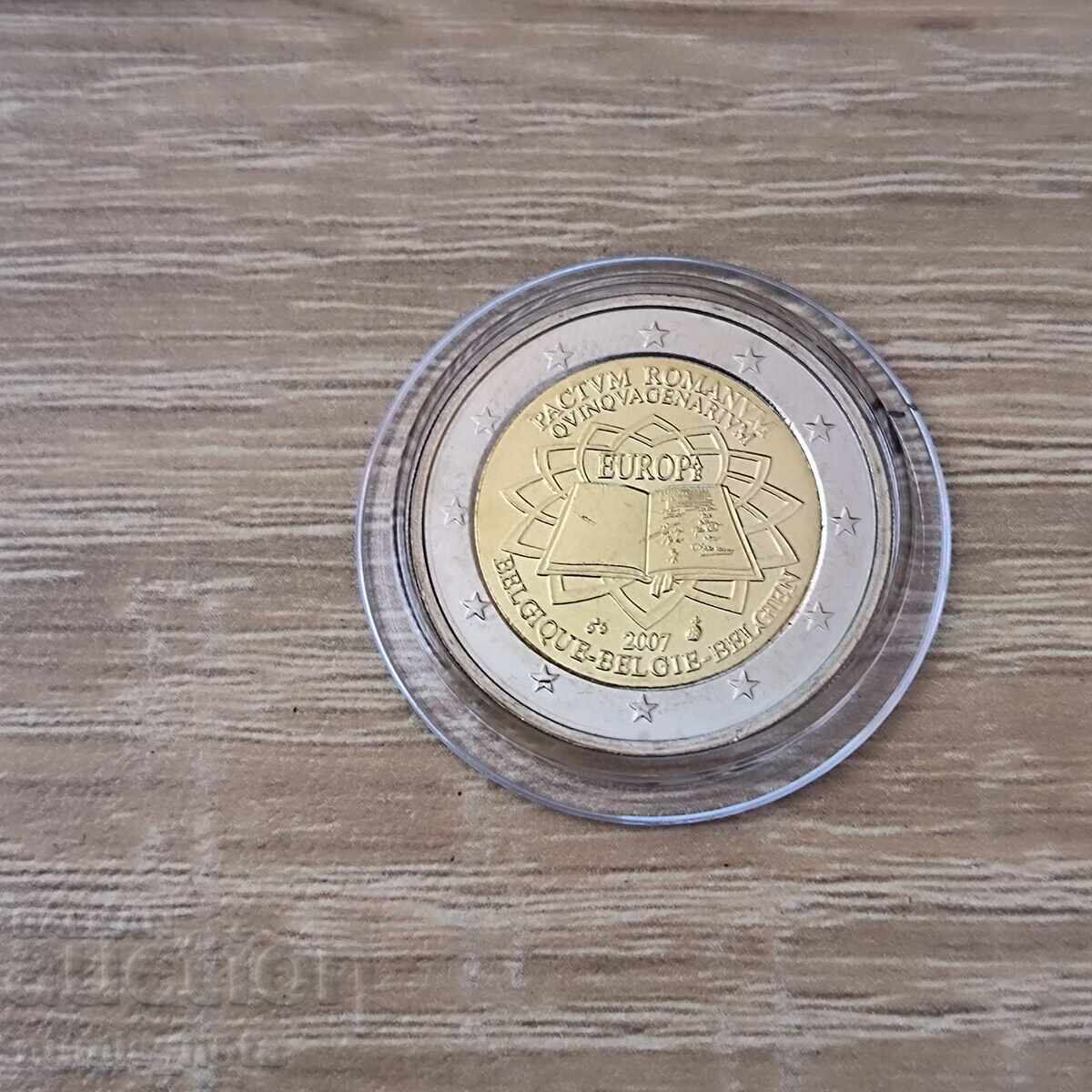 Βέλγιο 2 ευρώ 2007 Συνθήκη Ρώμης UNC