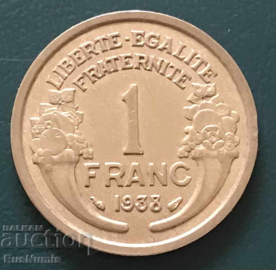 Γαλλία. 1 φράγκο 1938 με τιμή € 0.50 | 0.98 BGN