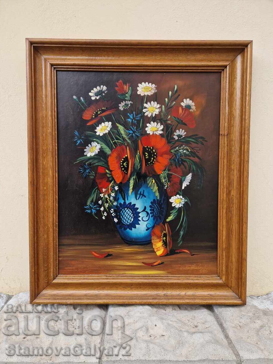 Φανταστική αντίκα γερμανικός πίνακας λαδομπογιά φαζέρ με τιμή € 122.00 | 238.61 BGN