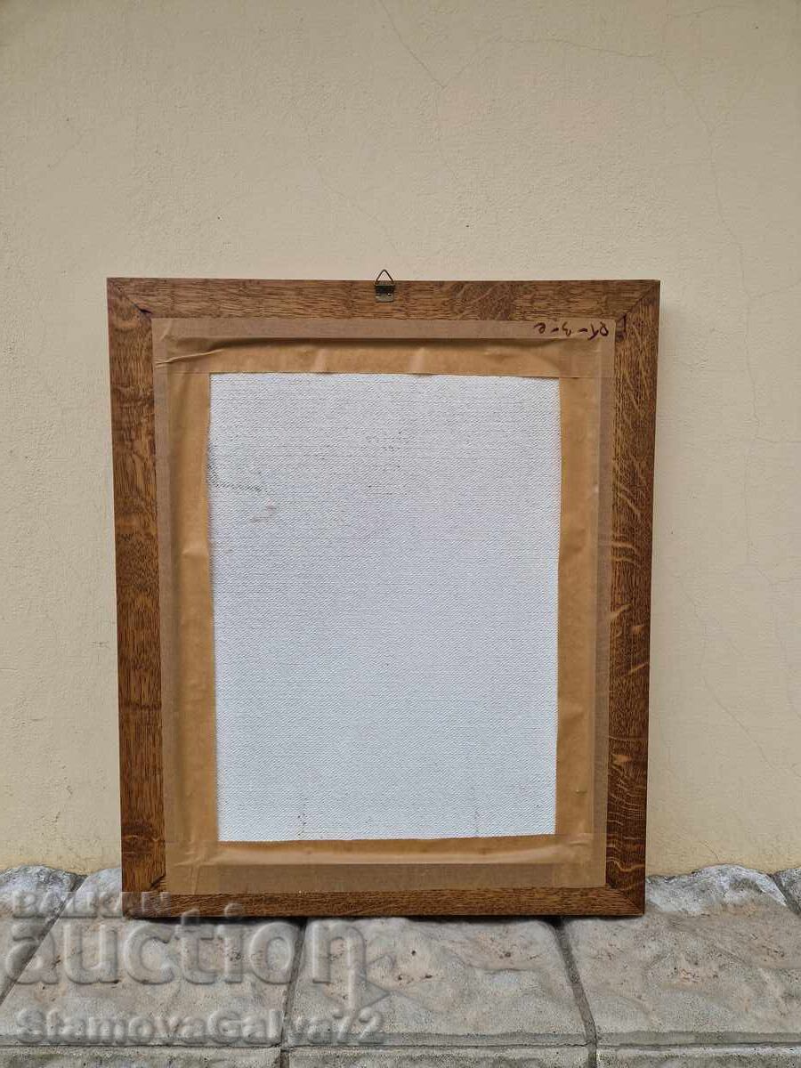 Φανταστική αντίκα γερμανικός πίνακας λαδομπογιά φαζέρ - 7