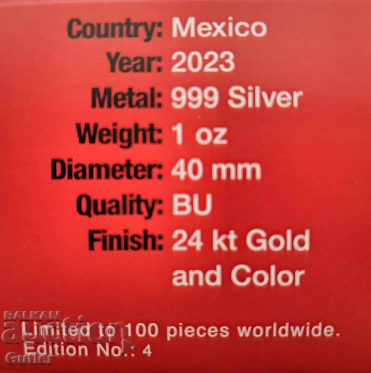 Доставка на СРЕБРО 1 унция Mexican Libertad Aztlán 1 oz Доставка на СРЕБРО 1 унция Mexican Libertad Aztlán 1 oz