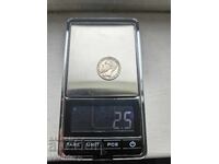 50 centimes 1887 Congo. Silver. RRR