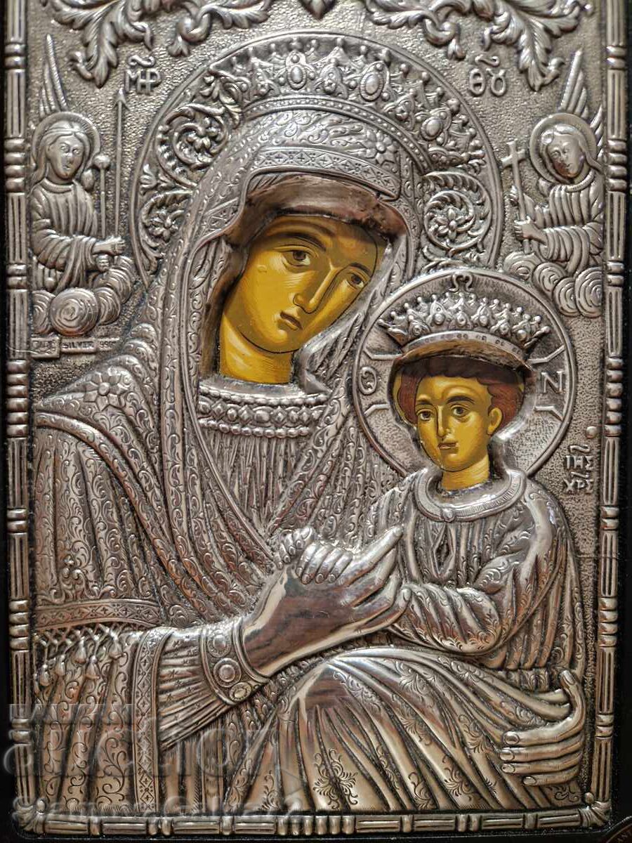 Livrarea O minunată icoană din argint antic cu certificat Livrarea O minunată icoană din argint antic cu certificat