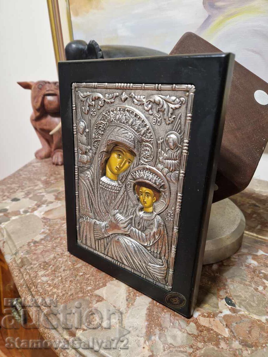 O minunată icoană din argint antic cu certificat - 6 O minunată icoană din argint antic cu certificat - 6