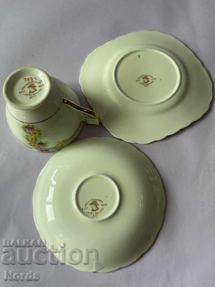 Σετ τριών τεμαχίων vintage Αγγλίας - 6