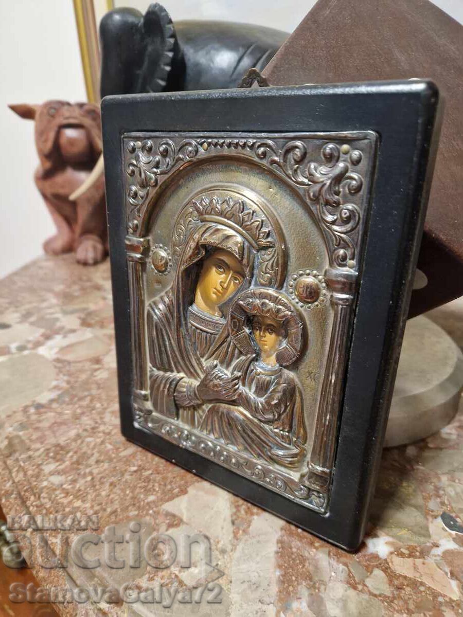 Μοναδική αντίκα ασημένια εικόνα με πιστοποιητικό - 6