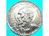 20 Centesimi 1941 Vatican Pius XII