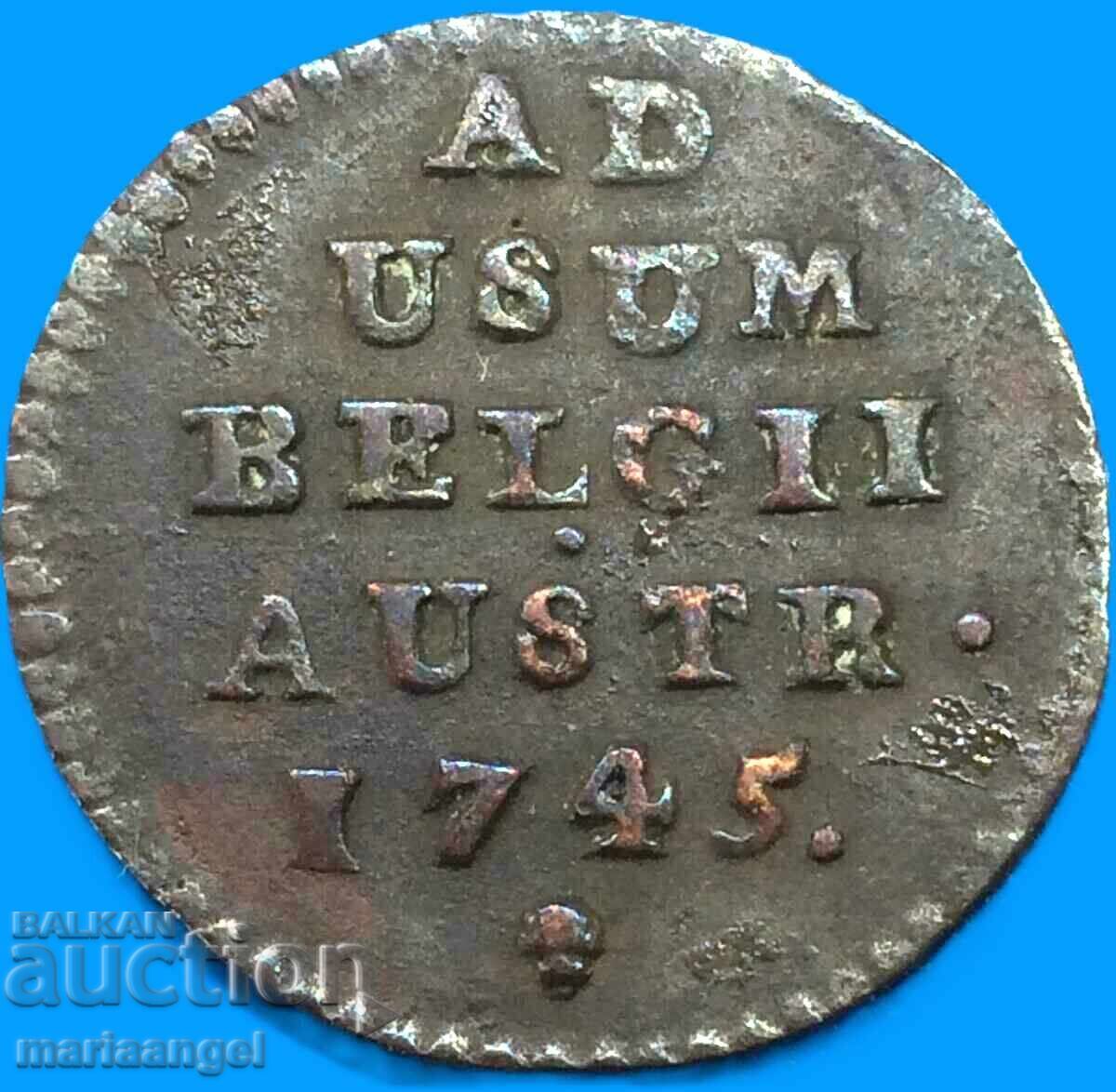 Olanda Austriacă 1 Liard 1745 1/2 Ord Maria Theresa cu preț € 24.00 | 46.94 BGN Olanda Austriacă 1 Liard 1745 1/2 Ord Maria Theresa cu preț € 24.00 | 46.94 BGN