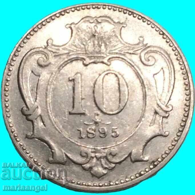 10 Heller 1895 Austria