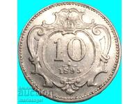 10 Heller 1895 Austria