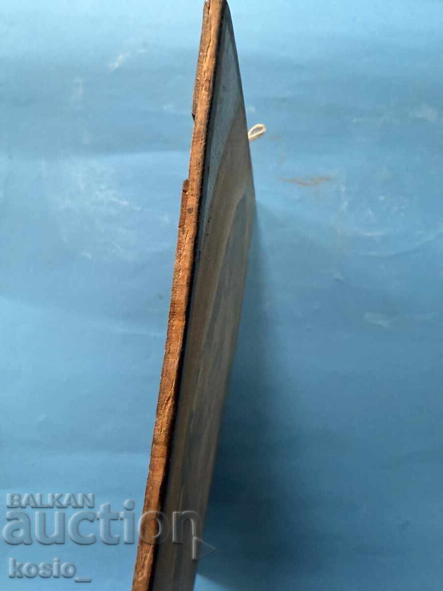 Antique icon with monogram - signature - 5