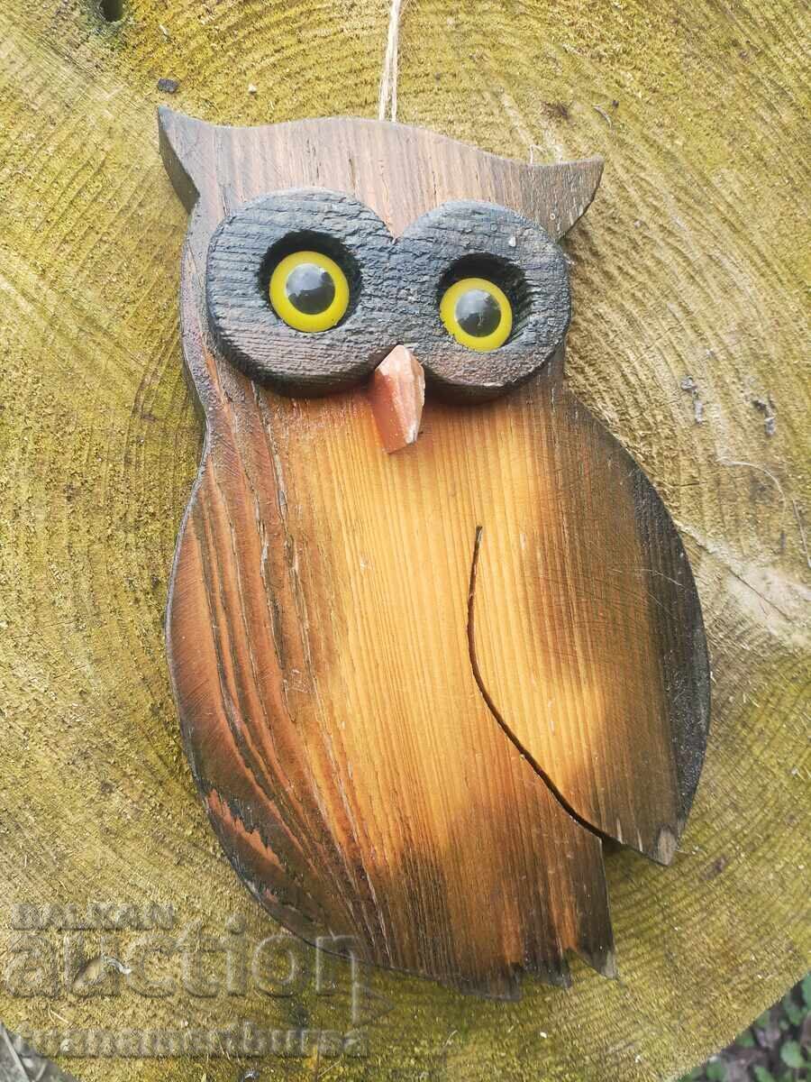 Bufniță din lemn