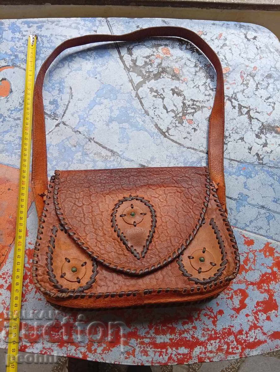 Geanta de mana din piele naturala