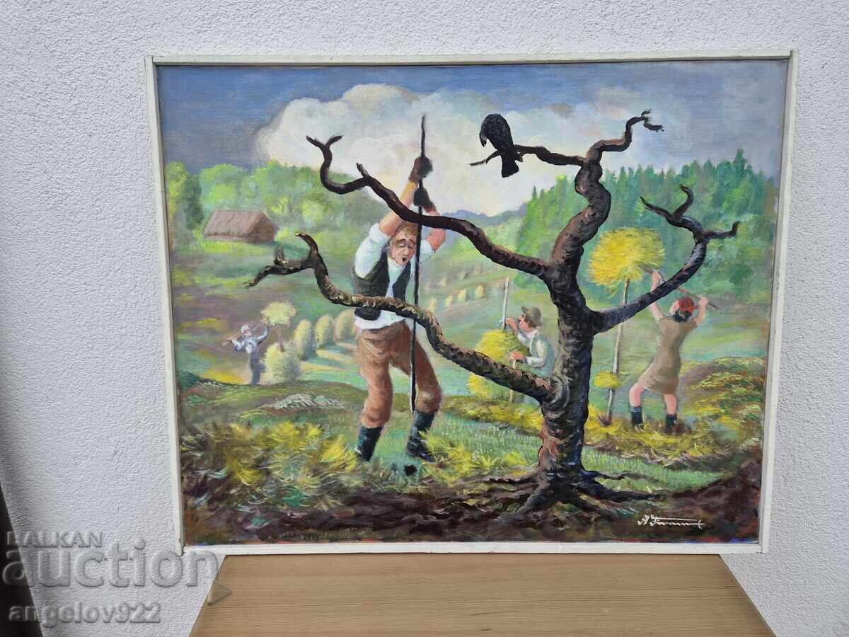 Авторска картина с маслени бои върху платно!!! с цена € 0.01 | 0.02 лв.