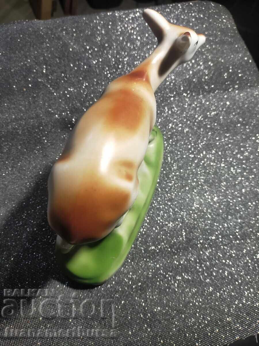 Auction  Porcelain deer
