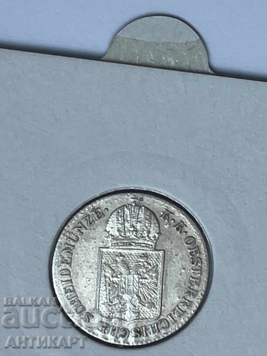 #2 ryadka srebŭrna moneta Avstriya 6 kroĭtsera 1849 otlichna - 5
