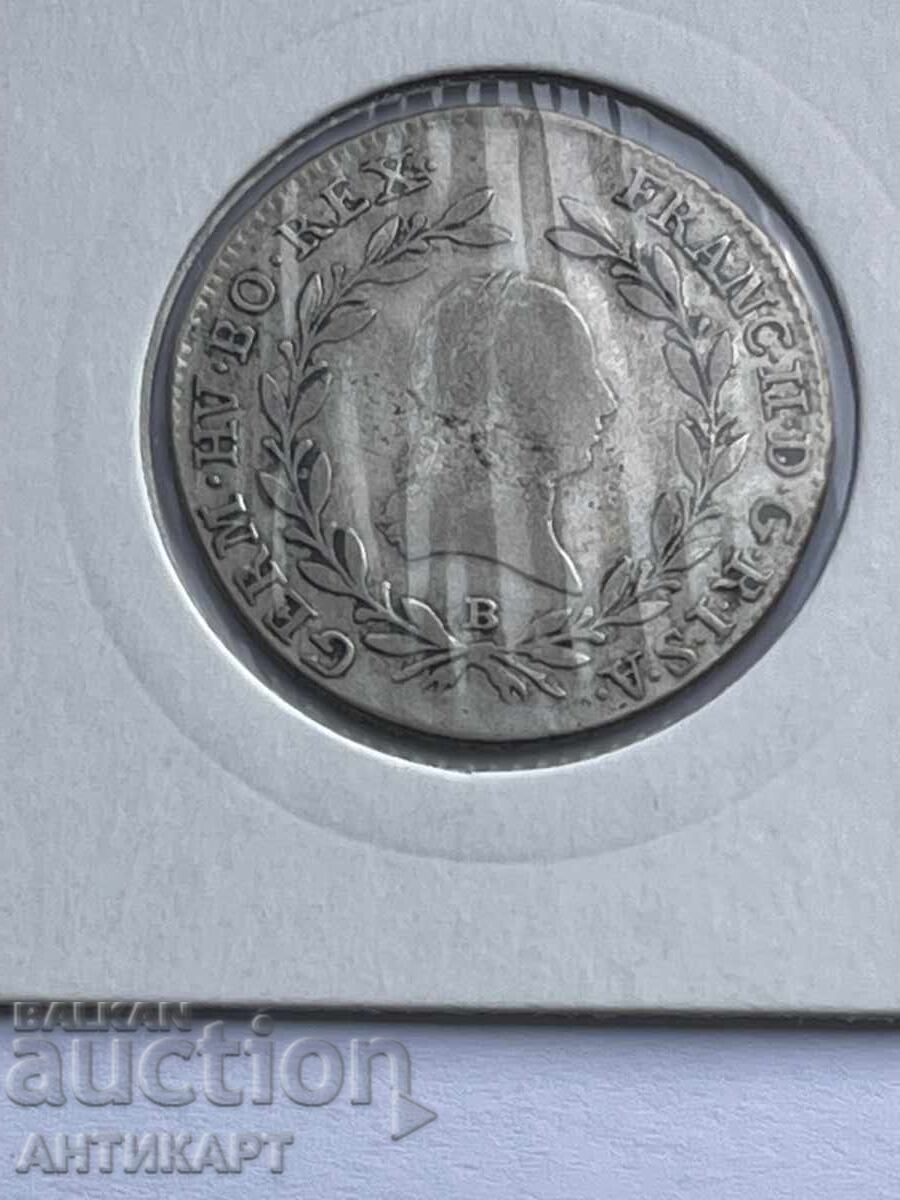 Δημοπρασία Σπάνιο ασημένιο νόμισμα Αυστρία 20 κρόιτσερ 1796 Δημοπρασία Σπάνιο ασημένιο νόμισμα Αυστρία 20 κρόιτσερ 1796