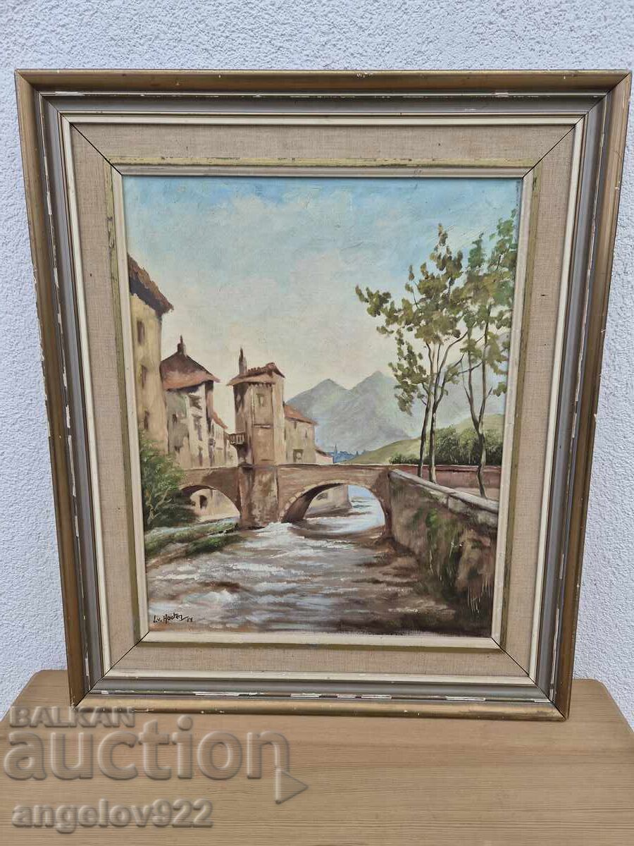 Авторска картина с маслени бои върху платно!!! с цена € 0.01 | 0.02 лв.