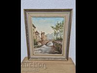 Pictura in ulei originala pe panza!!!