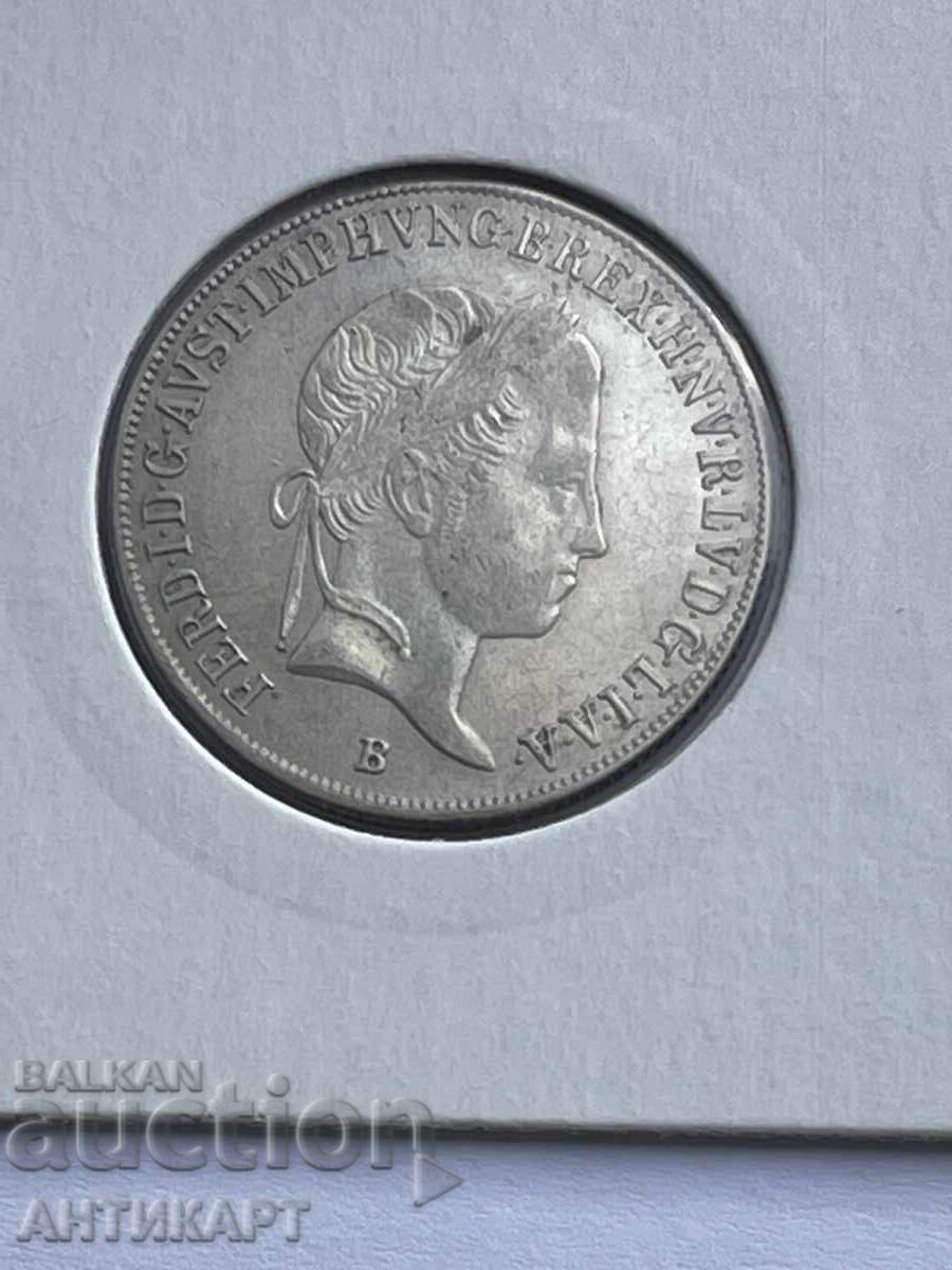 Σπάνιο ασημένιο νόμισμα Αυστρία 20 κρόιτσερ 1845 με τιμή € 33.00 | 64.54 BGN