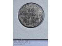 Rare silver billon coin Austria 12 Kreuzer 1795 B