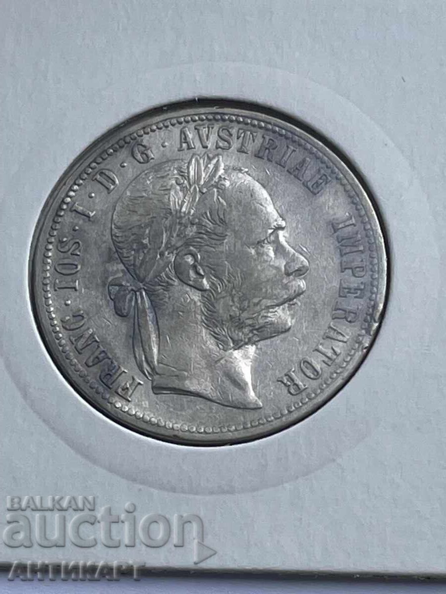 Rară monedă de argint Austria 1 Florin 1889 excelentă cu preț € 37.00 | 72.37 BGN Rară monedă de argint Austria 1 Florin 1889 excelentă cu preț € 37.00 | 72.37 BGN