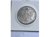 Rară monedă de argint Austria 1 Florin 1889 excelentă