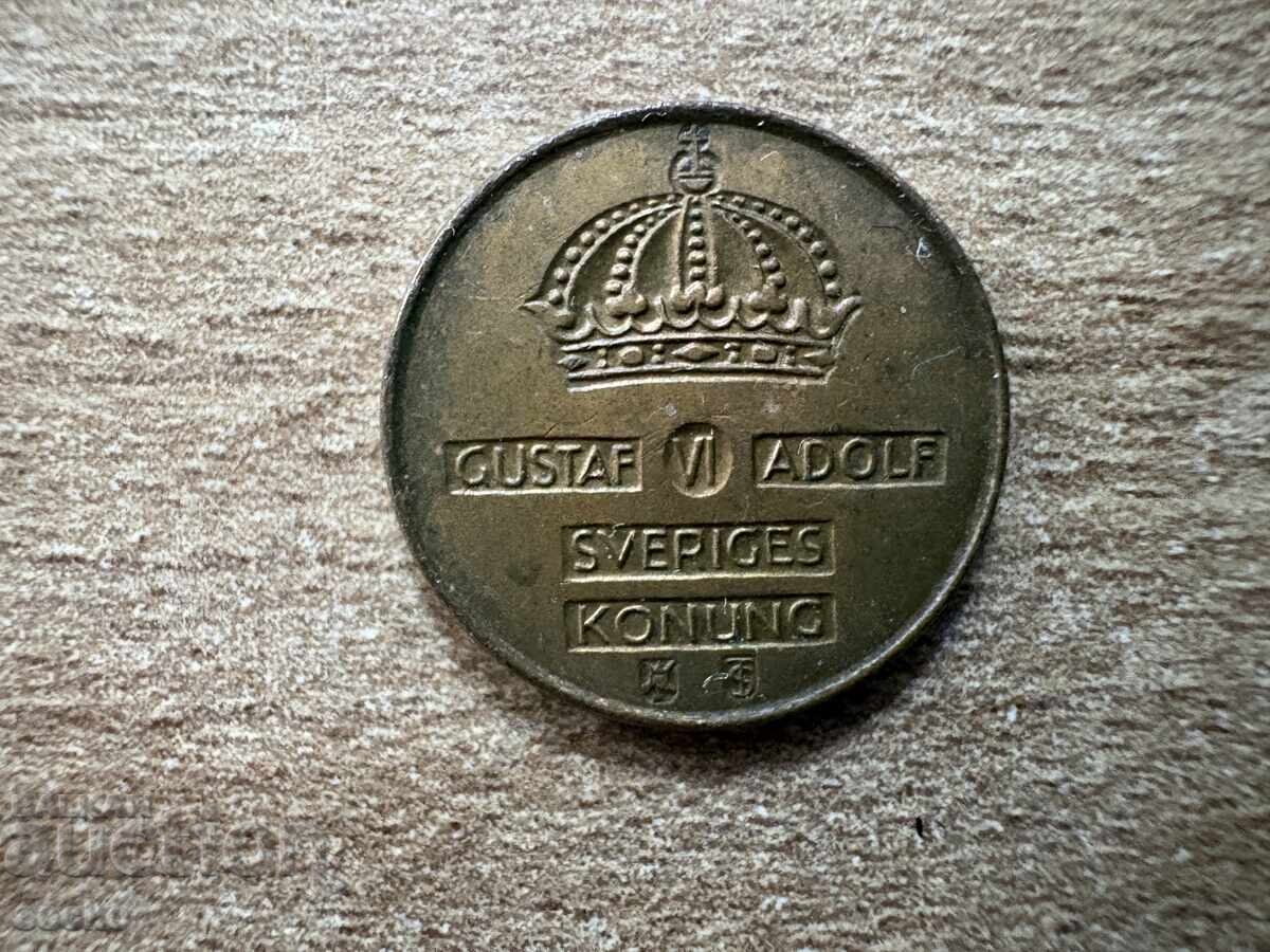 Suedia - 1 öre (1955) cu preț € 0.12 | 0.23 BGN