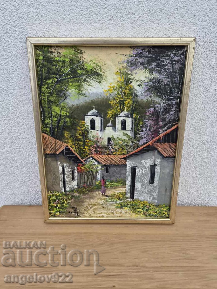 Pictura in ulei originala pe panza!!!