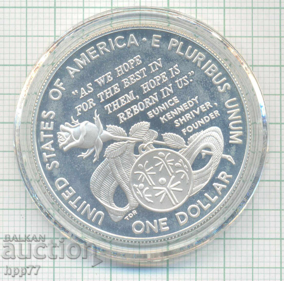 Silver coin USA 12