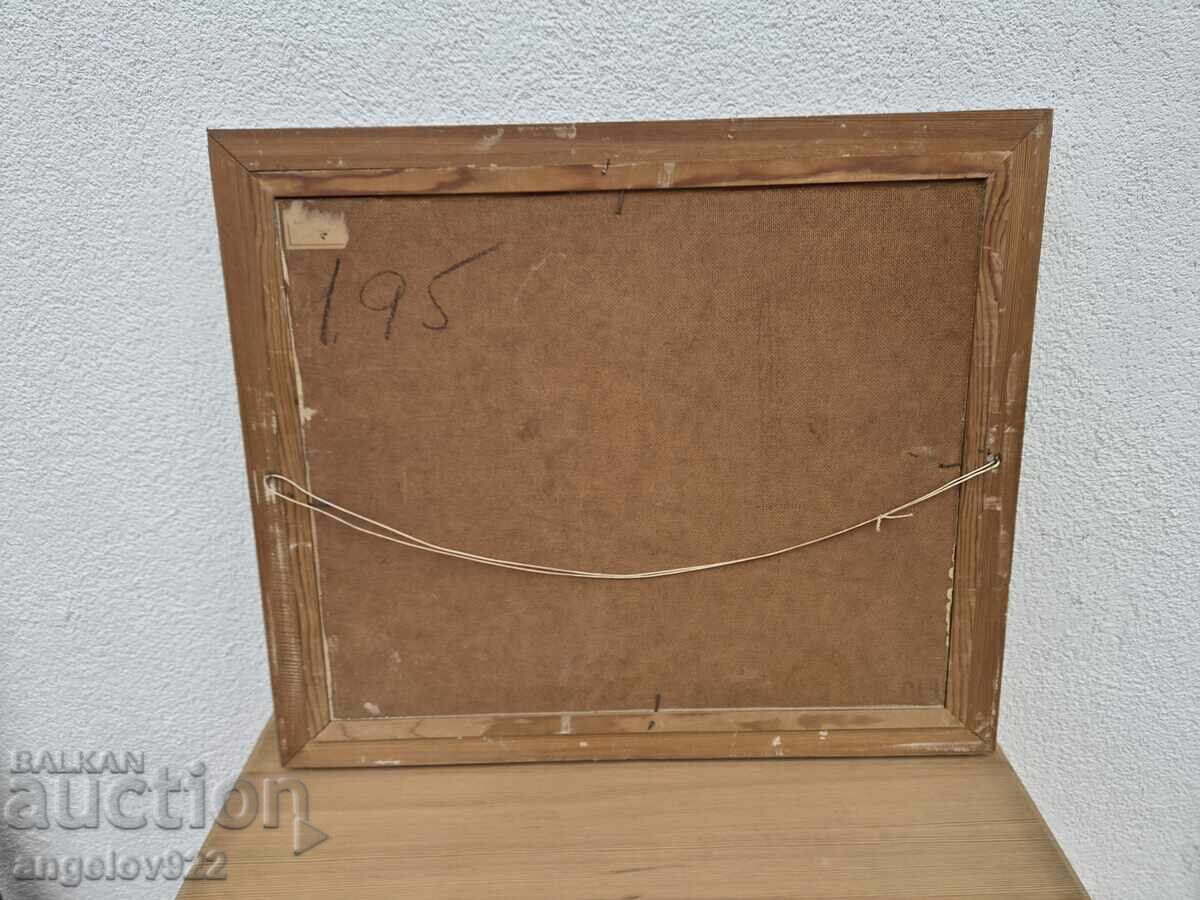 Авторска картина с маслени бои върху фазер!!! - 7