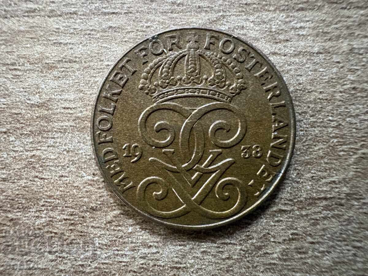 Σουηδία - 2 ιορε (1938) με τιμή € 0.45 | 0.88 BGN