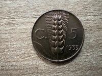 Italia - 5 centesimi (1933)