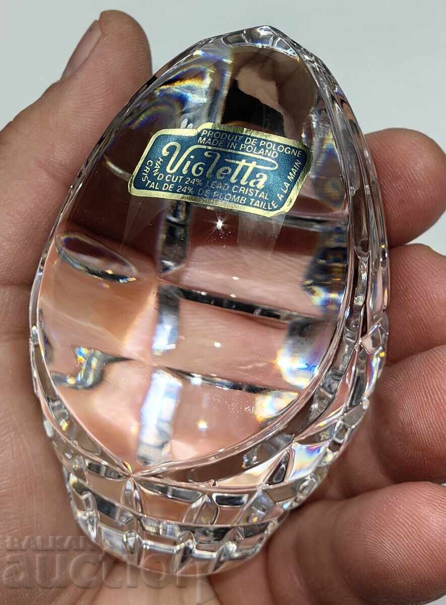 КРИСТАЛНО ЯЙЦЕ ФИГУРА СТАТУЕТКА ПРЕСПАПИЕ - 6