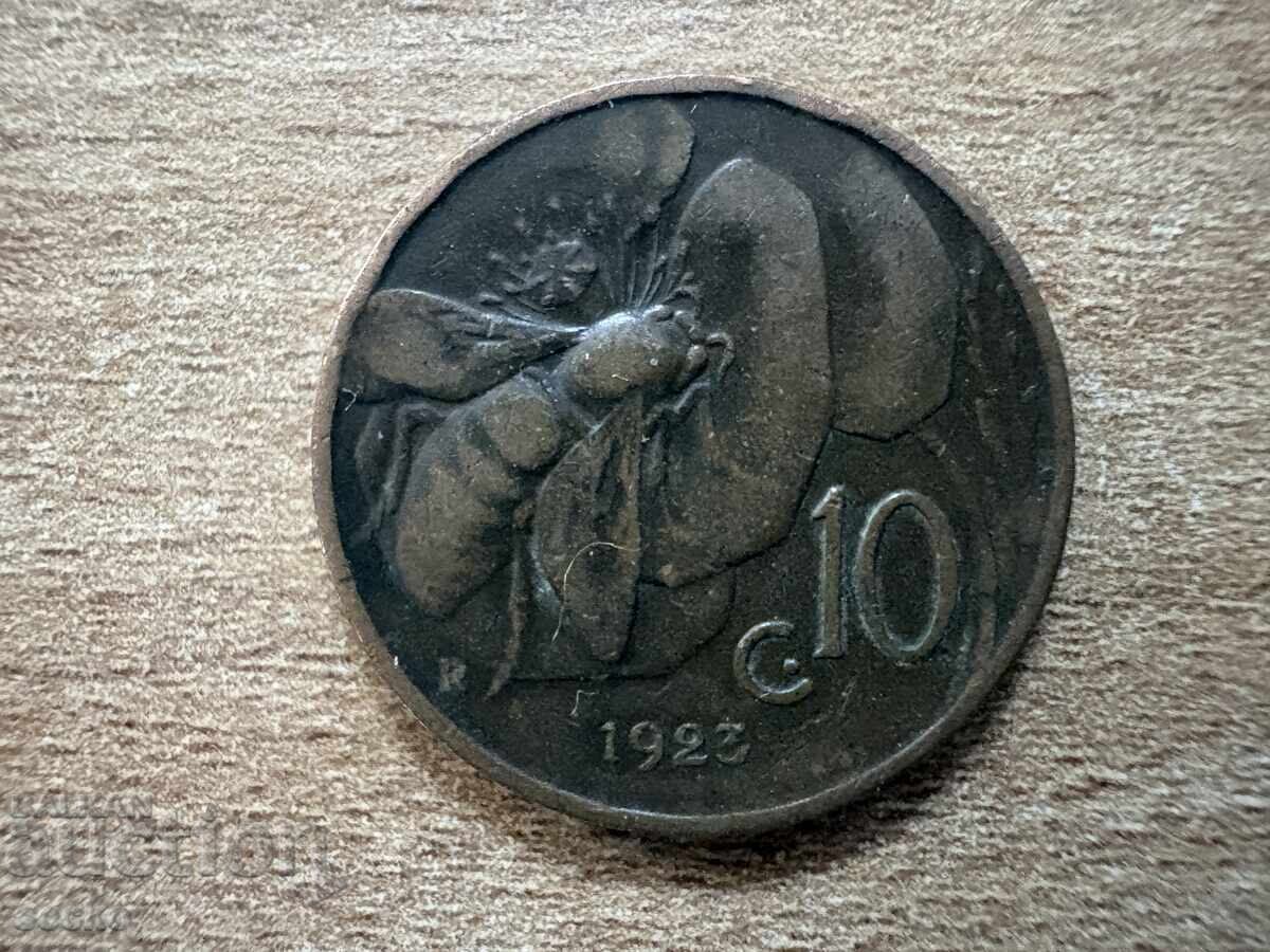 Italia - 10 centesimi (1923)