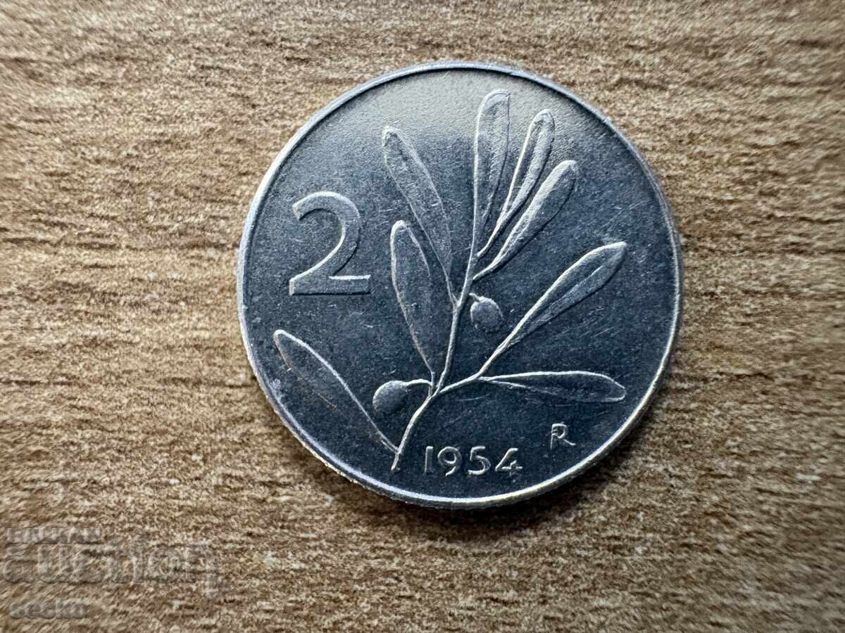 Italia - 2 lire (1954)
