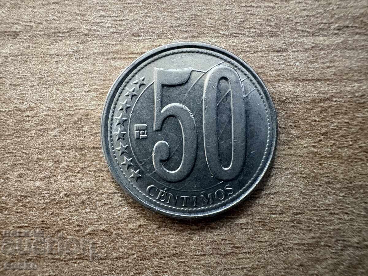 Venezuela - 50 centimos (2009)