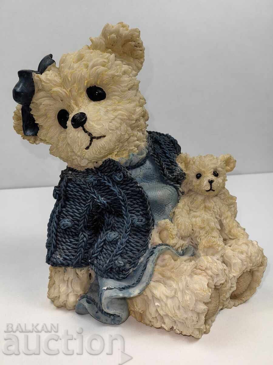 BIG FIGURINE FIGURE TEDDY BEAR BEAR EXCELLENT