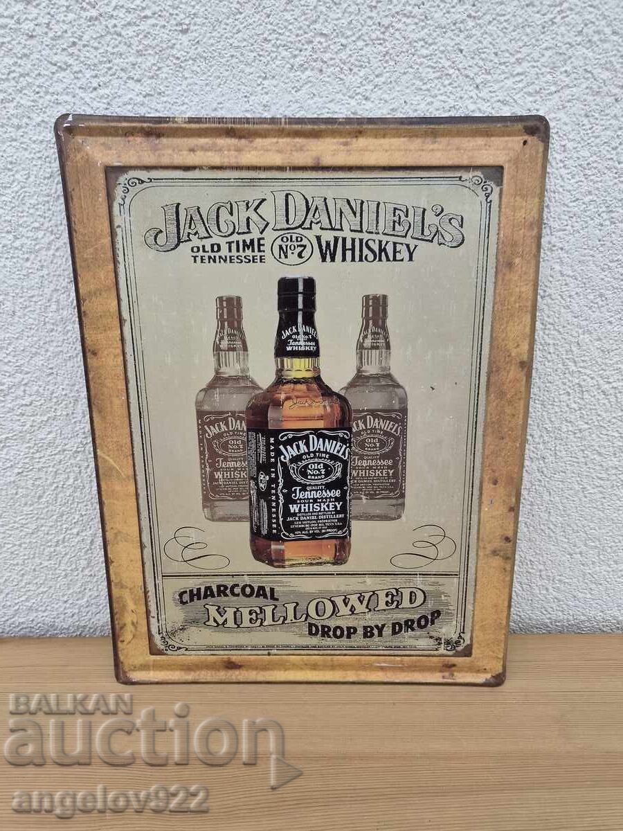 Μεταλλική πινακίδα Jack Daniels με τιμή € 0.01 | 0.02 BGN