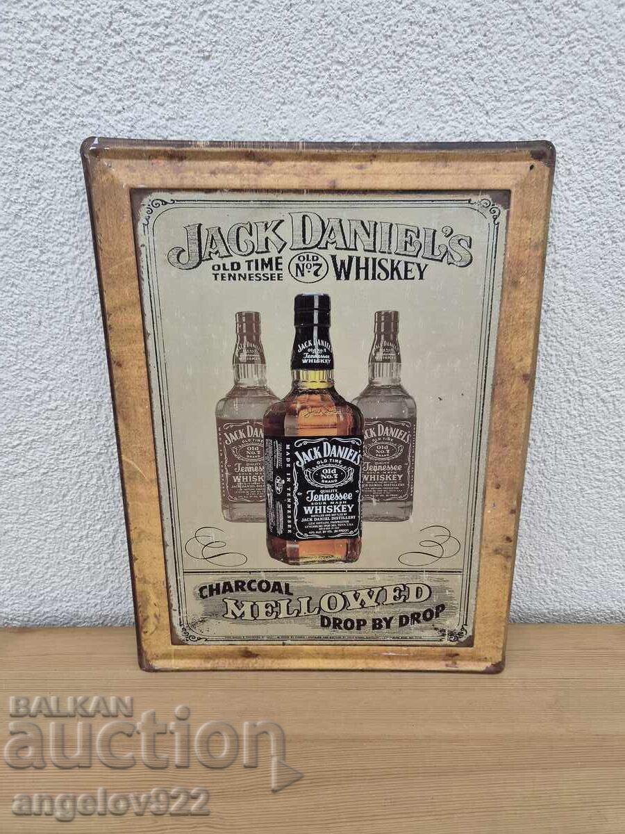 Μεταλλική πινακίδα Jack Daniels