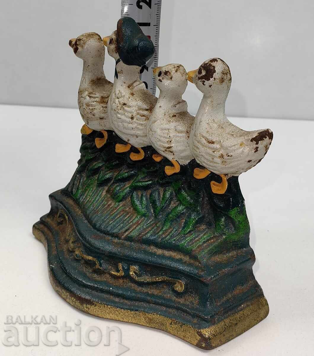 Livrarea FIGURINĂ METALICĂ TURNATĂ, STATUETĂ, RAȚĂ, RAȚĂ