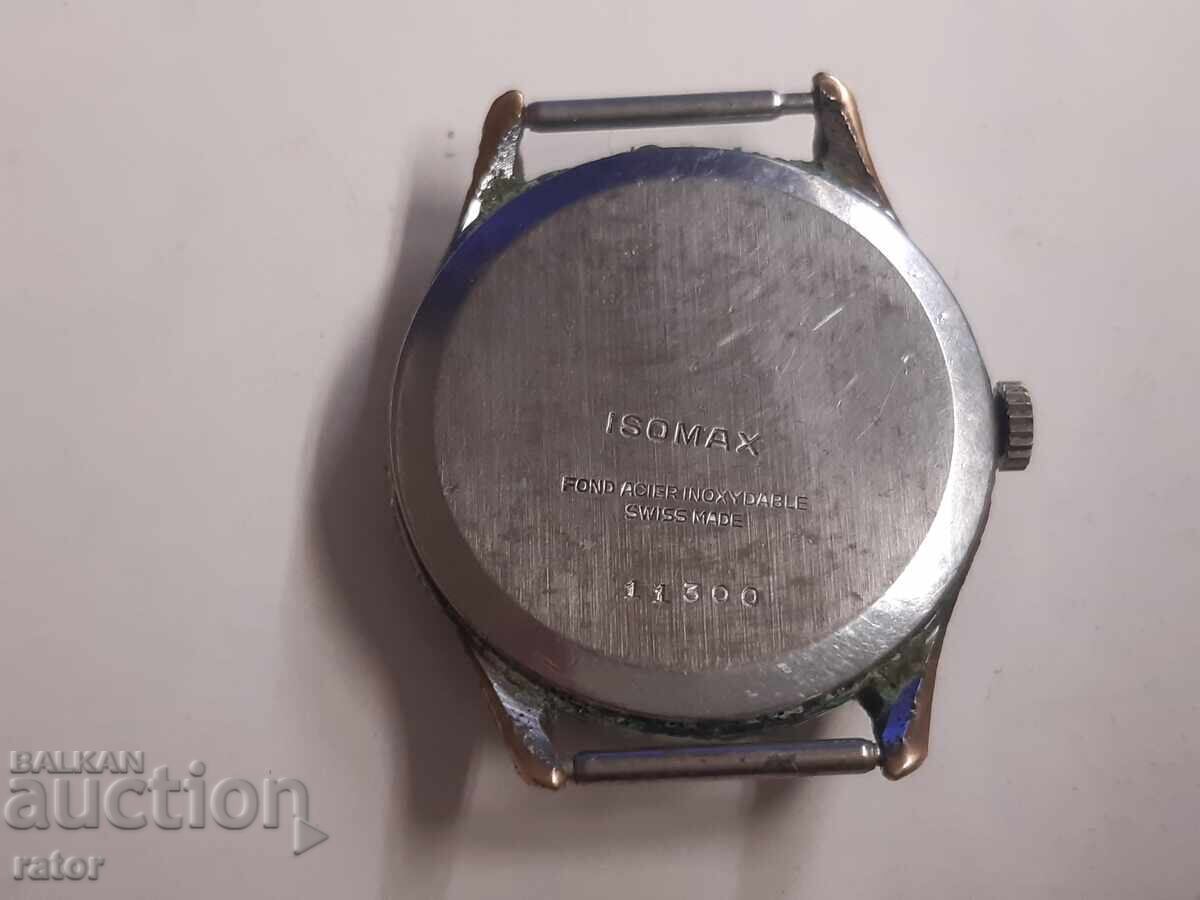 Παράδοση Ελβετικό χειροκίνητο ανδρικό ρολόι ISOMAX, ISOMAX