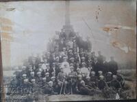 Grupov portret snimka voenna snimka 20te g TS-vo Bŭlgariya