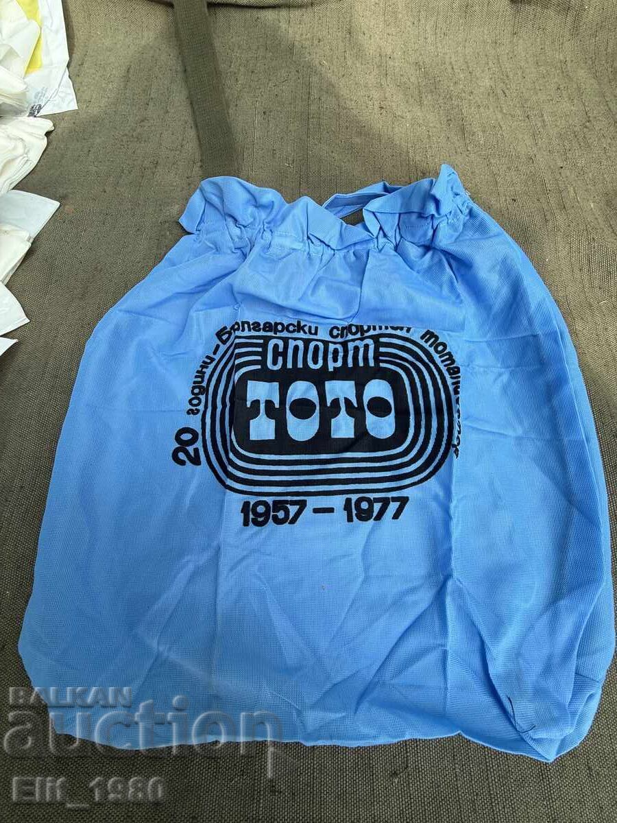 Geantă Sport Toto din perioada socialistă
