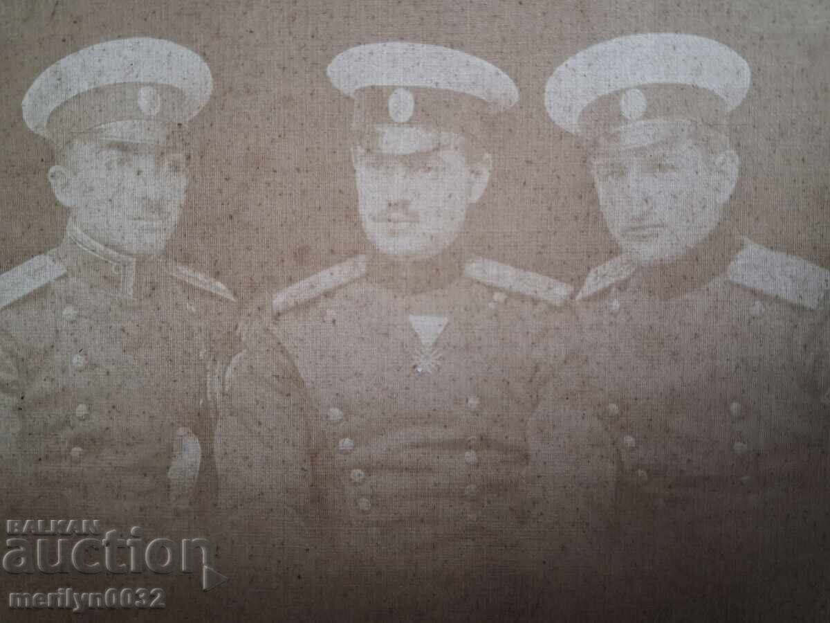 Fotografie portret de grup, poză militară, 1915, Bulgaria