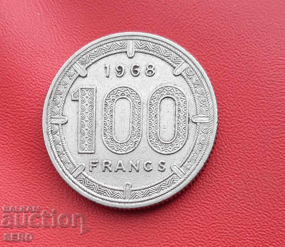 Καμερούν-100 φράγκων 1968