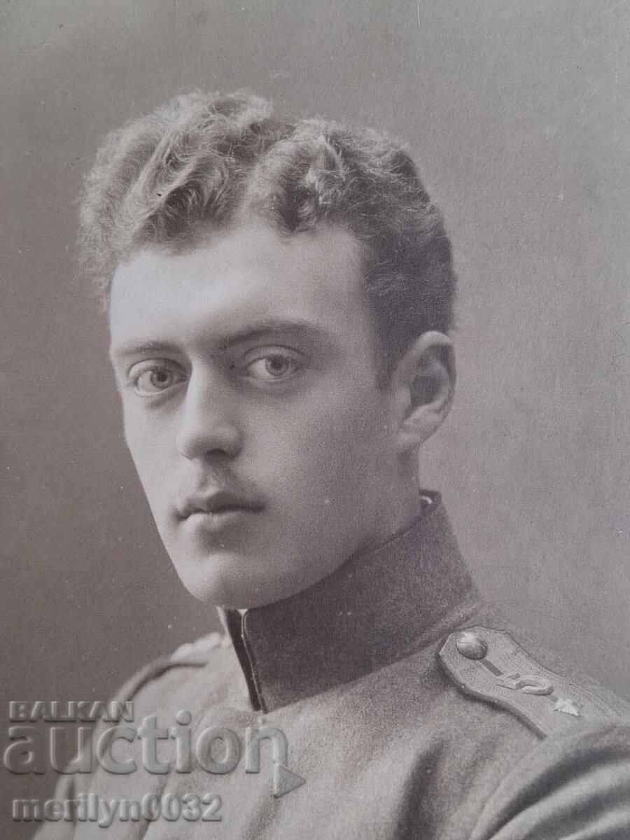 Δημοπρασία Πορτρέτο αξιωματικού φωτογραφία στρατιωτική εικόνα 1918g TS-vo Βουλγαρία Δημοπρασία Πορτρέτο αξιωματικού φωτογραφία στρατιωτική εικόνα 1918g TS-vo Βουλγαρία
