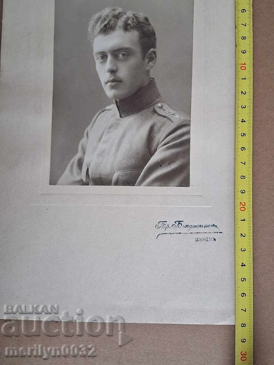 Παράδοση Πορτρέτο αξιωματικού φωτογραφία στρατιωτική εικόνα 1918g TS-vo Βουλγαρία Παράδοση Πορτρέτο αξιωματικού φωτογραφία στρατιωτική εικόνα 1918g TS-vo Βουλγαρία