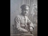 Офицер портрет фотография военна снимка 1917 г Ц-во България