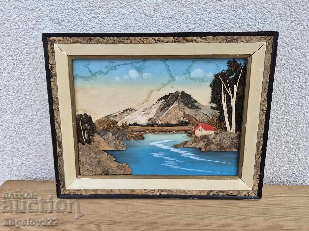 Beautiful decoupage picture on fiberboard!!! with price € 0.01 | 0.02 BGN Beautiful decoupage picture on fiberboard!!! with price € 0.01 | 0.02 BGN
